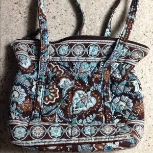 Vera Bradley Java Blue Shoulder Hand Bag